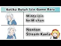 Lagu Gura ungkap kalau butuh Permission Game, Mending nonton Stream Kaela | (Hololive Clips)