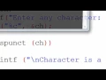 110 ispunct function in C Programming Hindi