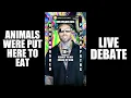Animal eater makes delusional claims