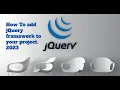 Mastering 2023 Adding jQuery Library to VS Code Project Code for Rinas