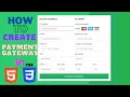 How to Make a Responsive Payment Gateway Form with HTML CSS