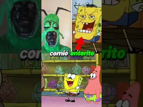 Bob Esponja se comió enterito a Plankton
