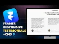 Framer CMS Tutorial Build a Responsive Testimonials Section