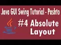 Java Swing Tutorial in Pashto AbsoluteLayout
