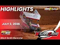 Williams Grove Speedway Mitch Smith Memorial July 3 2026 HIGHLIGHTS