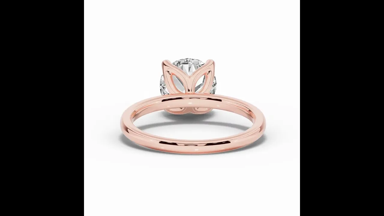 Round Lustre Solitaire