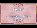 Reunited (Lyrics) ~ Peaches & Herb