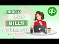How To Pay Bills In QuickBooks Online With Bill Pay QBO Tutorial The Home Bookkeeper