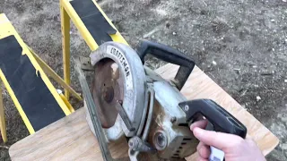 Craftsman Worm Drive Saw Lot 1258