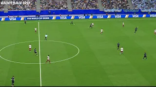 eFootbal 2021 Uruguay vs Spain. Video Game Simulation - Full Match