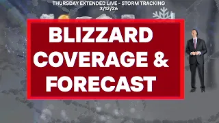 LIVE COVERAGE - BLIZZARD WITH FORECAST AND ROAD UPDATES