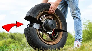 Millions will appreciate this idea! A useful tool made from an ordinary car wheel!