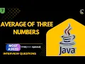 Java Program to Find Average of 3 Numbers Must-Know Logic for 2025