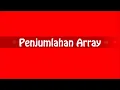 Program Penjumlahan Array menggunakan Bahasa Java