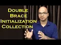 Double Brace Initialization in Java for List Collection Example