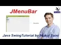 Java Swing Tutorial JMenuBar in Java Swing How to create a menubar in JFrame