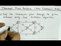 Lec-40 Ford Fulkerson Algorithm For Max Flow Hindi Operation Research