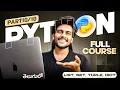 Python Full Course PART 10 Telugu List Set Tuple Dict