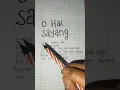 Download Lagu O Hai Sayang - Bg Arull Lirik Lagu #lyricvideo #singalong #liriklagu #fyp #shortvideo