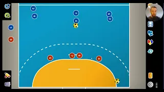 Komplette Trainingseinheit - Aktives Heraustreten in der 6:0-Deckung