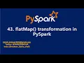 43 flatMap transformation in PySpark Azure Databricks