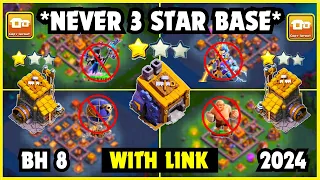 TOP 5 Builder Hall 8 BH8 Base Layout Copy Link 2024 Clash of Clans