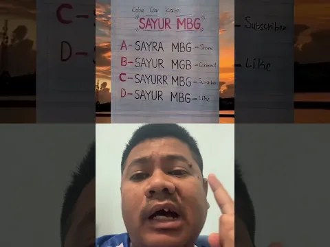 COBA CARI KATA SAYUR MBG ⁉️😱#funny #lucu #shortvideo #shorts #subscribe