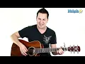 How to Play "What Hurts the Most" by Rascal Flatts on Guitar (Whole Lesson)