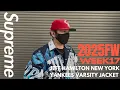 Supreme 2025FW Week 17 Jeff Hamilton New York Yankees Varsity Jacket Review