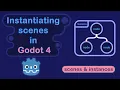 Godot 4 Scene and scene instantiation quick overview