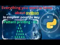 Pattern printing 41 Numbers - 19 pattern printing in python tutorial python full course