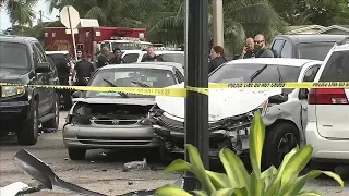2 arrested after police chase ends in crash in Sunrise