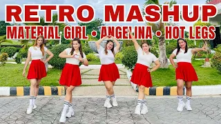 retro mashup material girl x angelina x hot legs