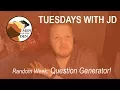 Random Week Question Generator