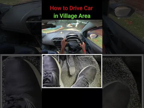 How to Drivea Car in Village Road #shorts #ytshorts #car #driving