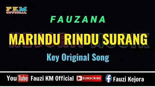 Download Fauzana - Marindu Rindu Surang (Karaoke/Lirik) Key Original Song MP3