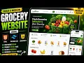 Build a Modern Grocery Website Using HTML Tailwind CSS JavaScript Responsive Grocery app