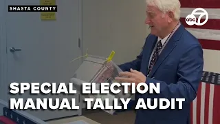 Shasta County audit results match machine count but public notice timing questioned