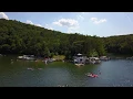 Party Time Inside of James creek Party Cove 4th of Juy Weekend 2017