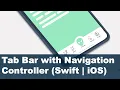 Create Tab Bar App with Navigation in Swift 5 Xcode 15 - 2024 iOS