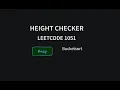 Height Checker - Leetcode 1051