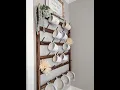 How to hang a large mug rack from Feger Furnishings