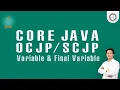 Final Variable in java Constant in Java by Som Sir