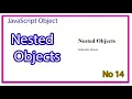 JavaScript Nested Objects How do you make a nested object in JavaScript