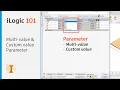 Autodesk Inventor iLogic Basic Multi-value and Custom value Parameter