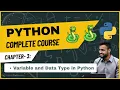 Variables and Data Types in Python - Python Course for Beginners Chapter 3