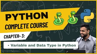 Variables and Data Types in Python - Python Course for Beginners Chapter 3