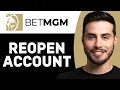 HOW TO REOPEN BETMGM ACCOUNT BETMGM ACCOUNT TUTORIAL 2025