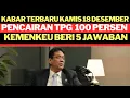 Lagu KABAR TERBARU KAMIS 18 DESEMBER PENCAIRAN TPG 100 % KEMENKEU BERI 5 JAWABAN