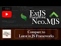 Compare ExtJS to Neo MJS - the latest JS Framework